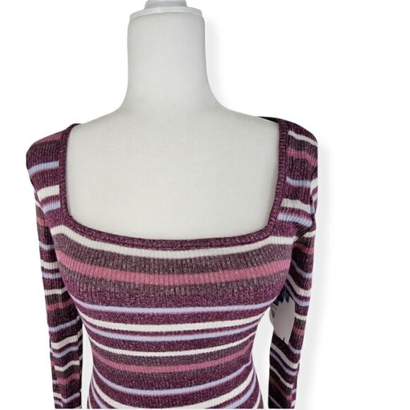 Arizona Jeans Striped Ribknit Junior Dress size xs - Picture 3 of 5